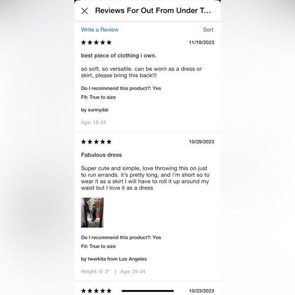 Urban Outfitters Out From Under Tessa Convertible Mini Dress -black (size S) - Picture 8 of 9